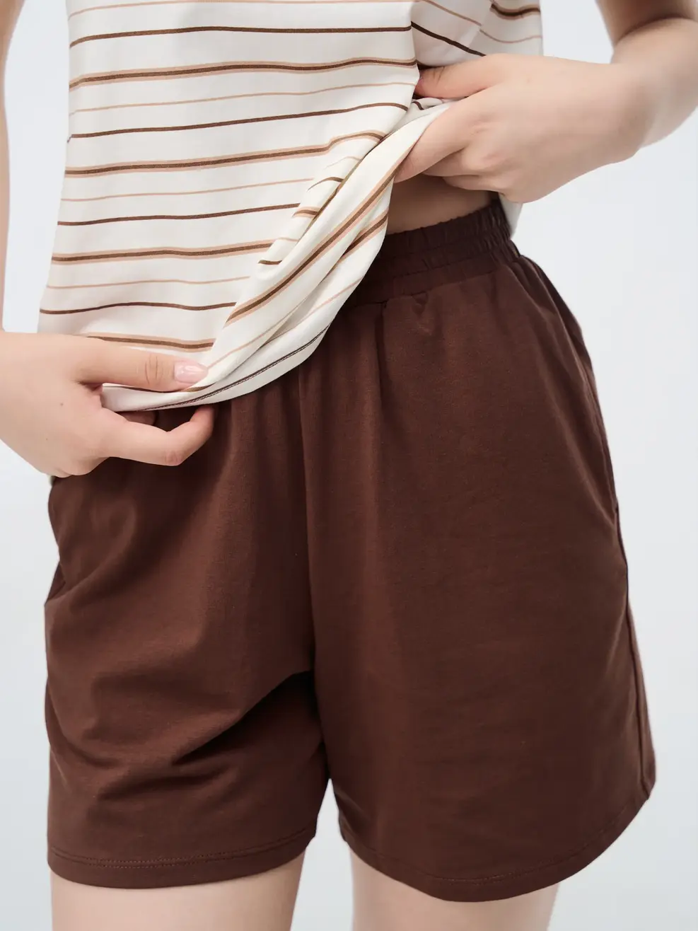 Bộ Đồ Nữ In Số 99 - Nâu 094 - S