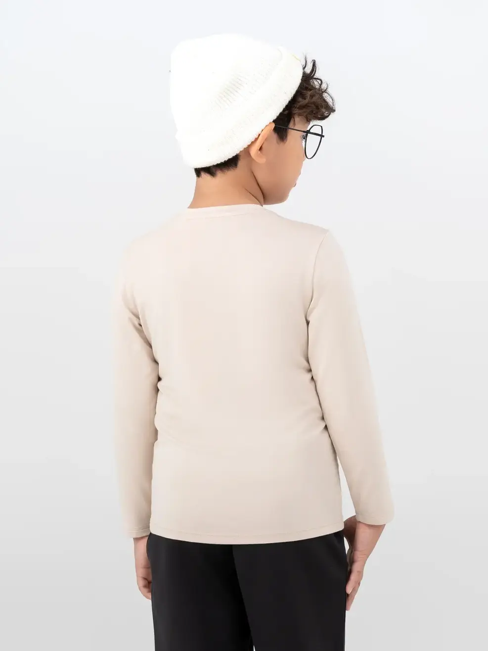 Áo Thun Trẻ Em Giữ Nhiệt Bamboo - Be - 2