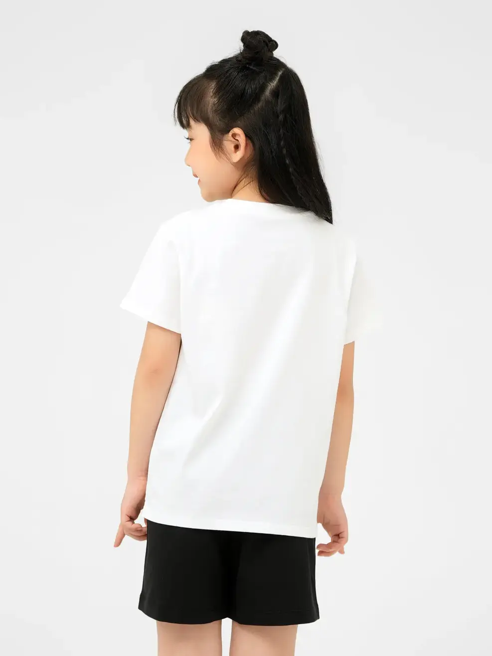 T-shirt Kid In Chú Cáo Nhỏ Cotton Usa - Trắng 1 - 2