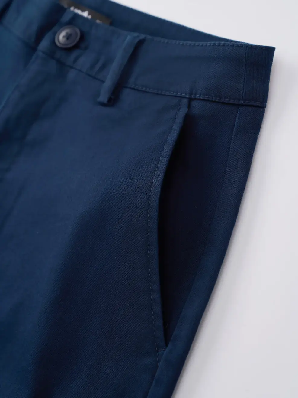 Quần Khaki Nữ Baggy Stretch - Navy 026 - 26