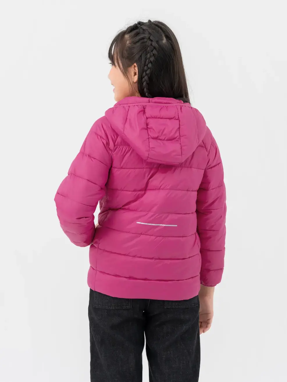 Áo Phao Trẻ Em 3S Siêu Nhẹ Tay Raglan - Hồng đậm - 12