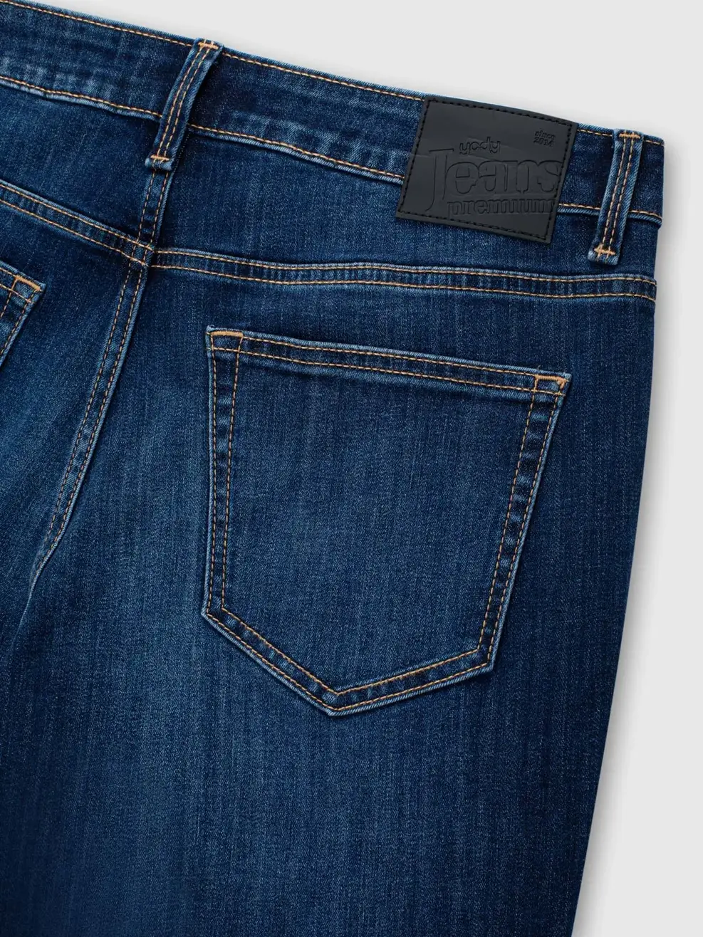 Quần Jeans Nam Regular Siêu Nhẹ Co Giãn - Màu chàm 001 - 28