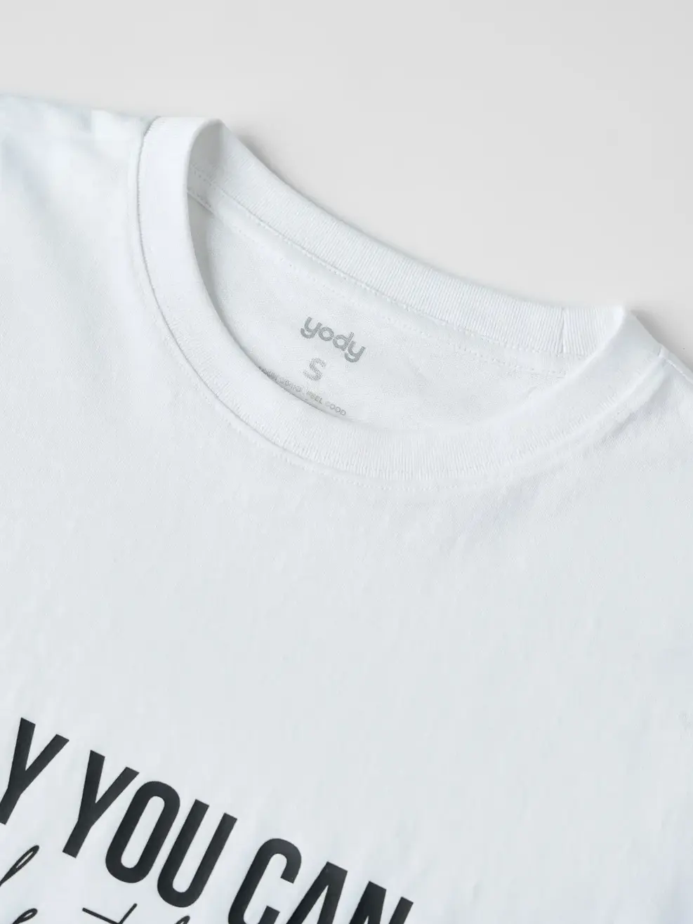 Áo Phông Dài Tay In Hình Thân Trước - Trắng 001 - S