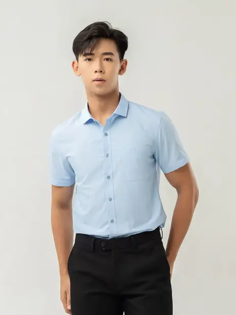 Áo Sơ Mi Nam Cộc Tay Túi 3M
