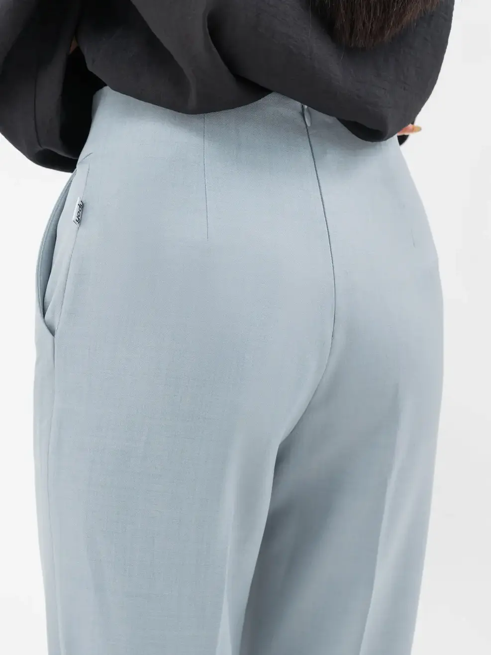 Quần Âu Nữ Dáng Côn Đai Cơi - Xanh - S