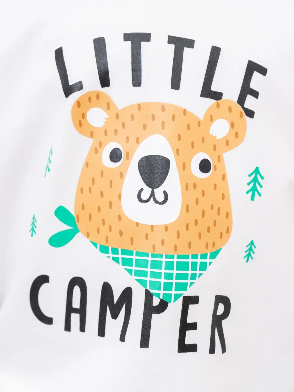 Áo nỉ trẻ em Little Camper - Trắng - 2