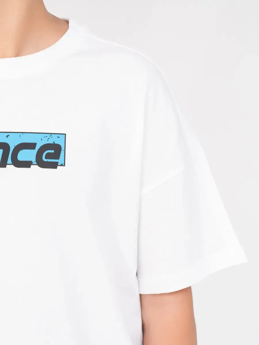 T-shirt Kid Lớn In Prince - Trắng phối đỏ - 10