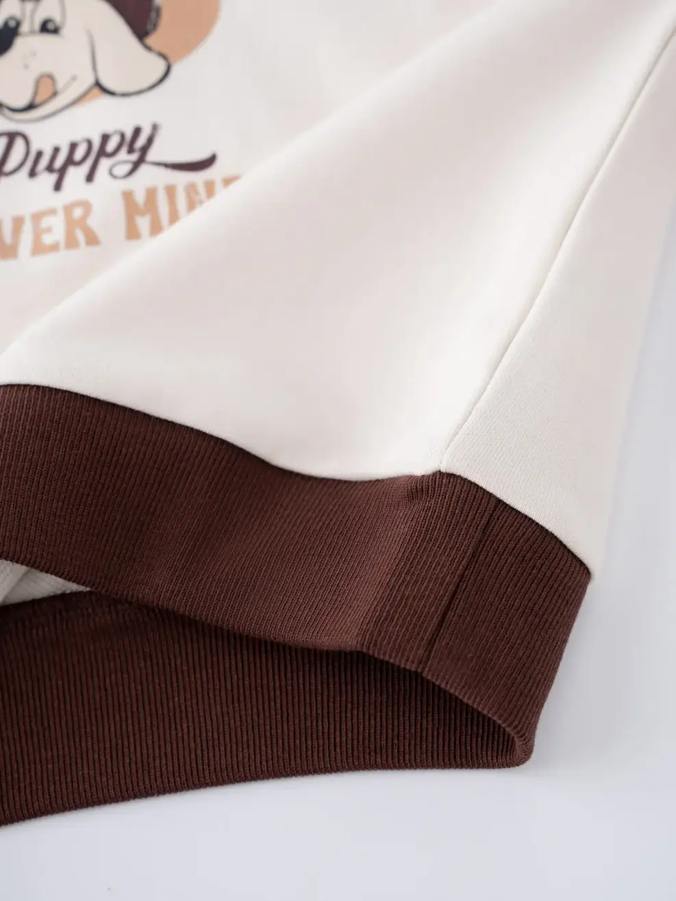 Áo Nỉ Cổ Tròn Funny Time - Nâu 121 - 104