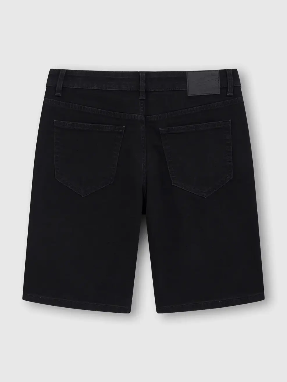 Quần Short Jeans Nam Regular Black Wash - Đen 011 - 28