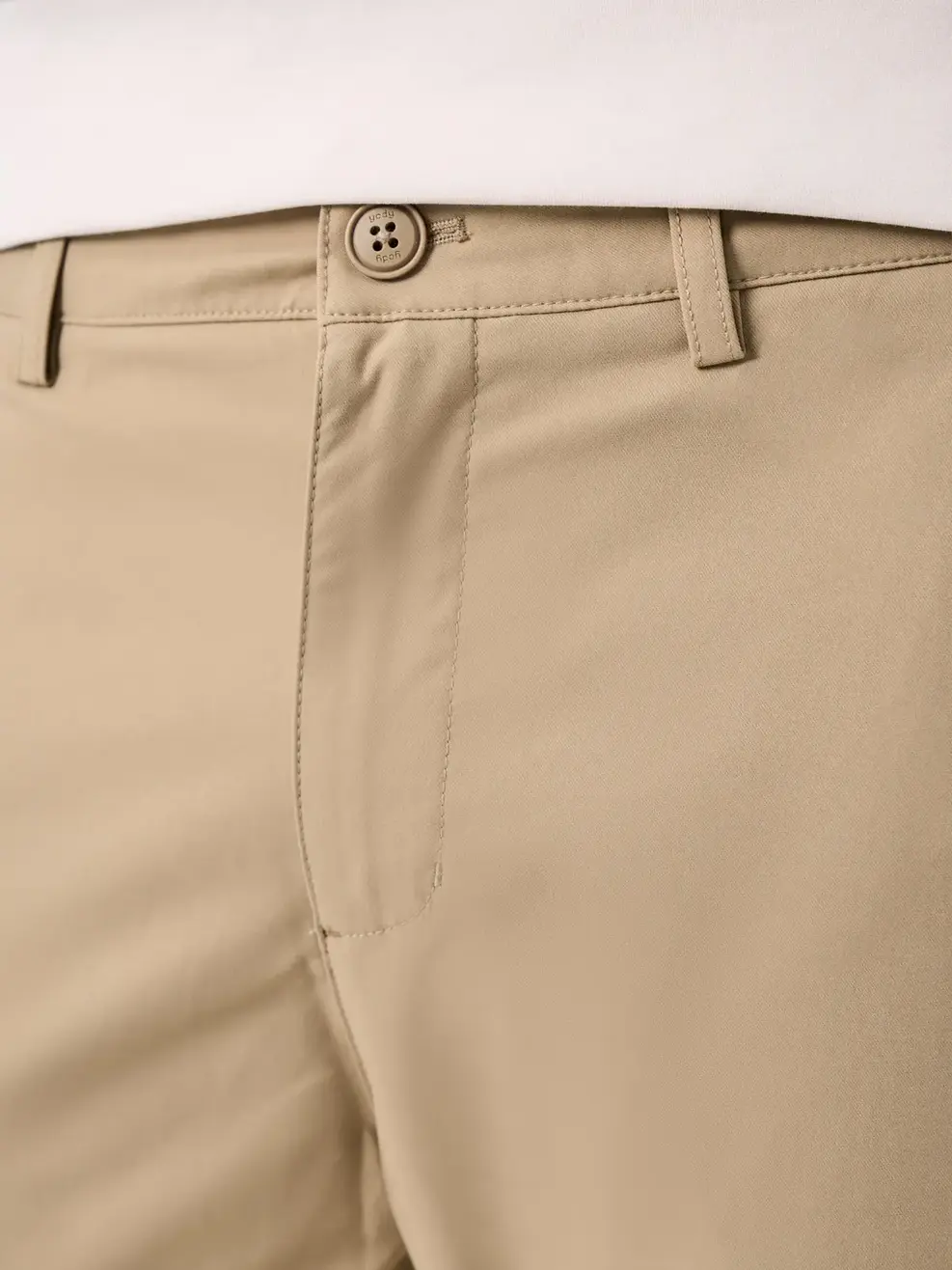 Quần Kaki Nam Siêu Co Giãn Regular - Vàng - 29