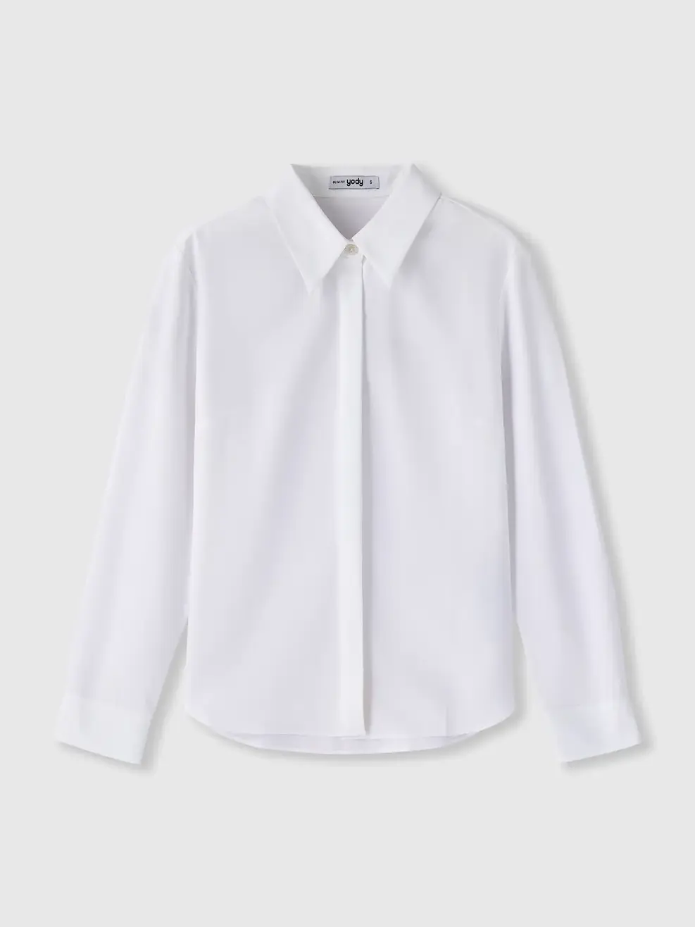 Áo Sơ-mi Nano Slim Fit Long Sleeve Essential - Trắng 001