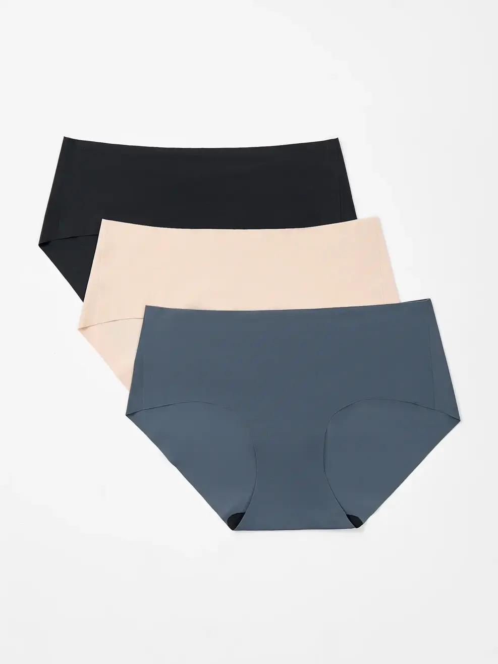 Quần Chip Nữ Cơ Bản Siêu Mềm Mướt Combo 3 - ĐEN-BE-XANH - XL