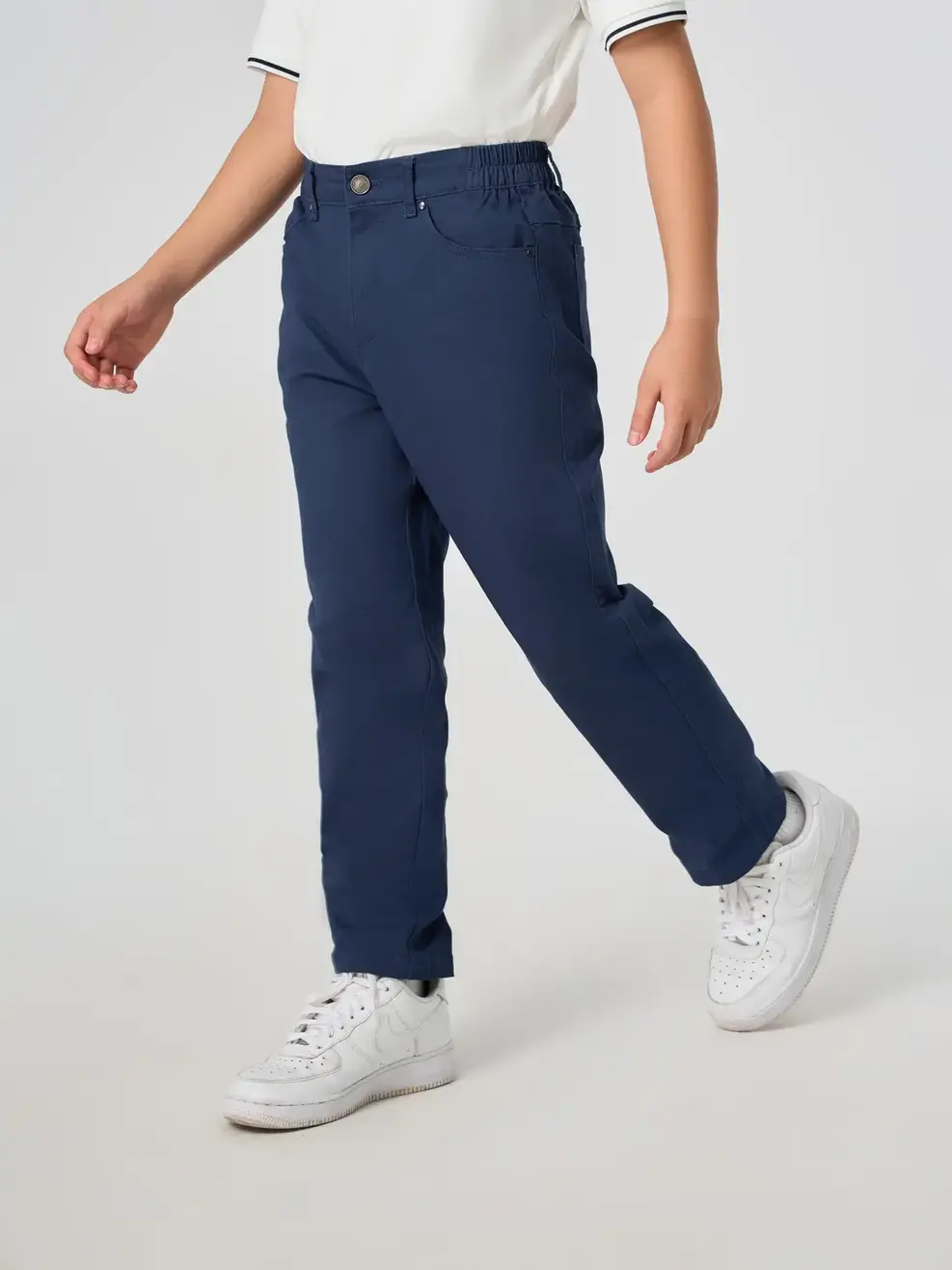 Quần Khaki Cơ Bản - Navy 008 - 10-11