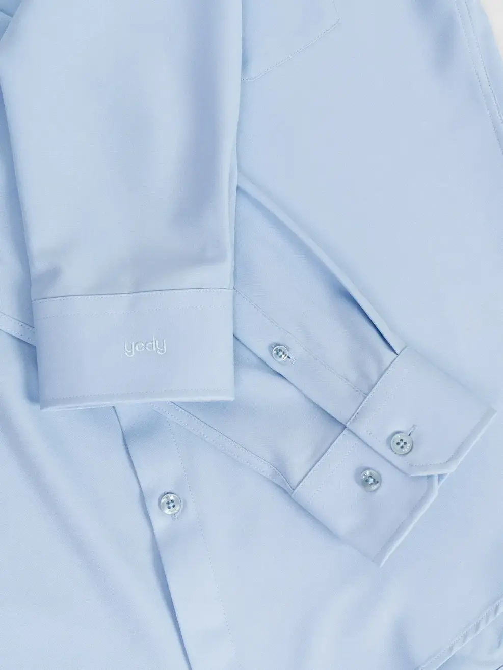 Sơ Mi Dài Tay Nam Cafe - Xanh nhạt - M