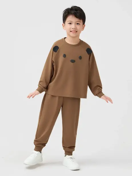 Bộ Đồ Trẻ Em Phối Chú Gấu