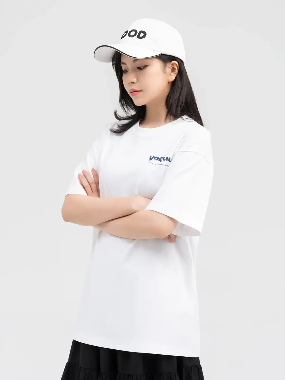 Áo T-shirt Yoguu Sticker - Trắng - 1