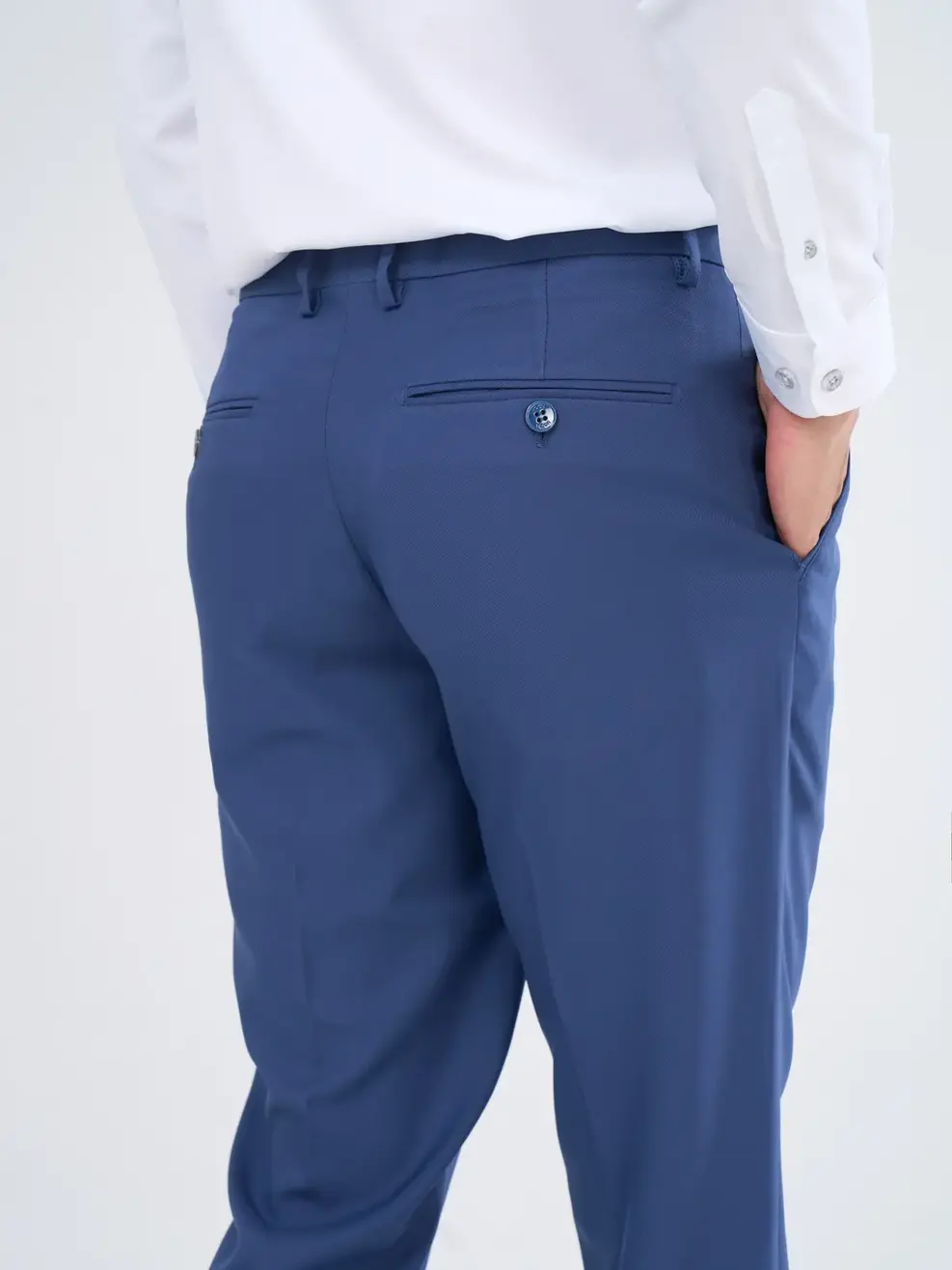 Quần âu nam ( Áo vest nam nano) - Xanh đậm - XL