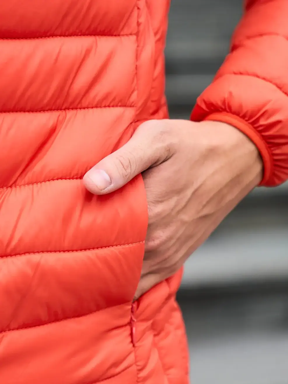 Áo phao nam Yody siêu nhẹ - Cam - M