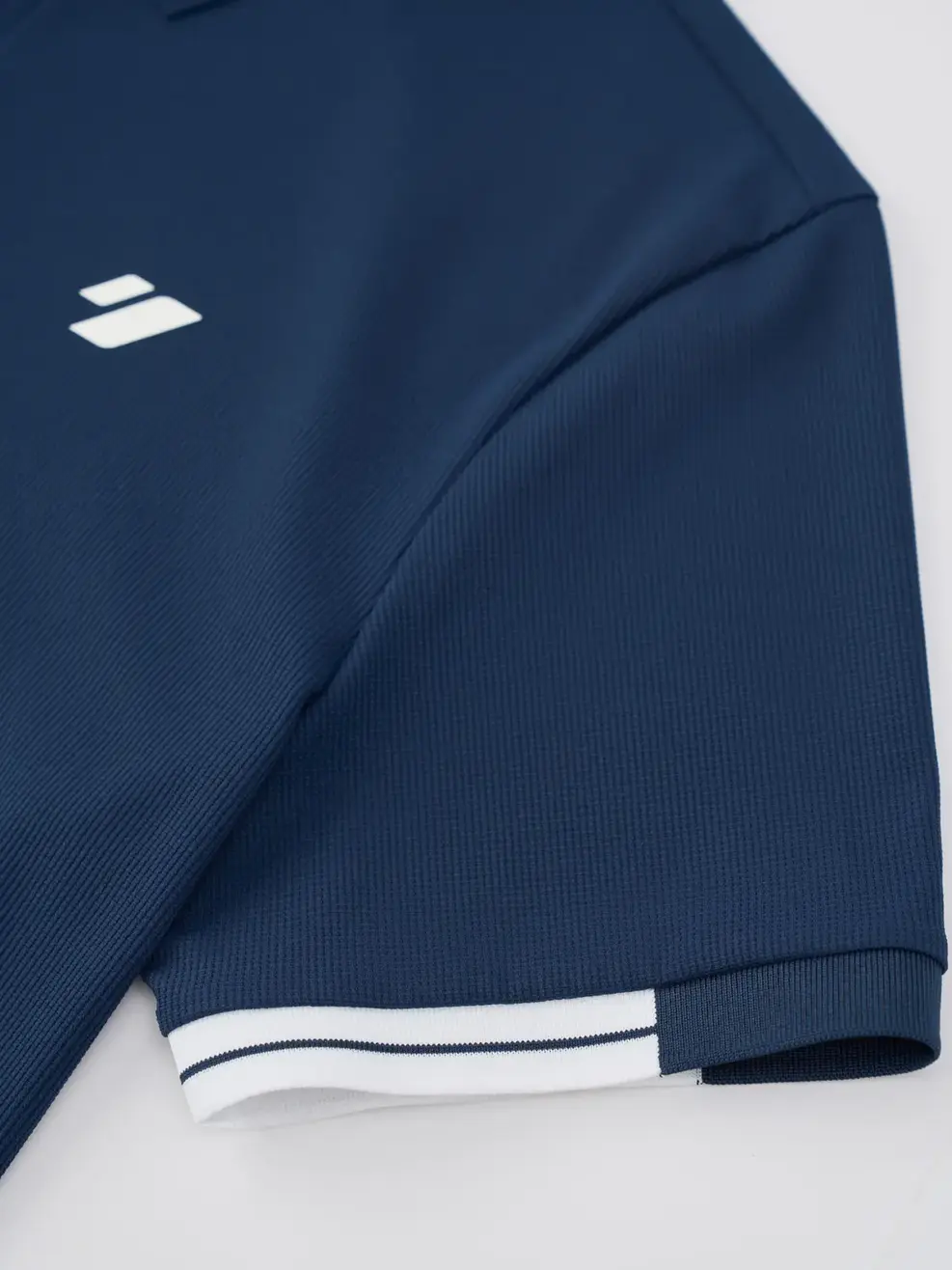 Áo Polo Thể Thao Waffle Phối Nẹp - Navy 005 - S
