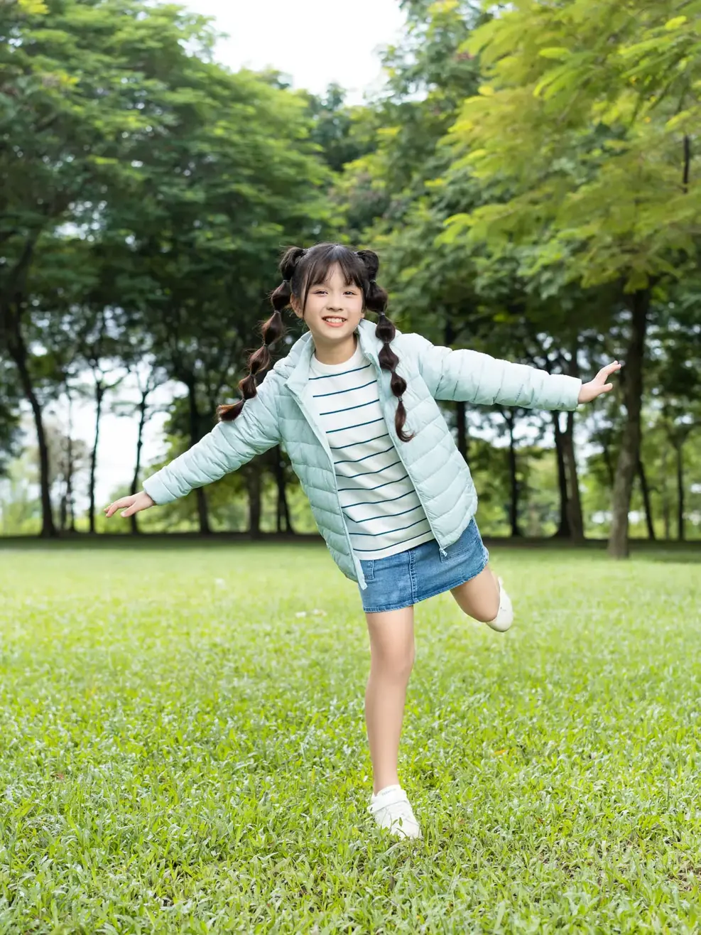 Áo phao trẻ em 3s plus - Xanh bạc hà - 2