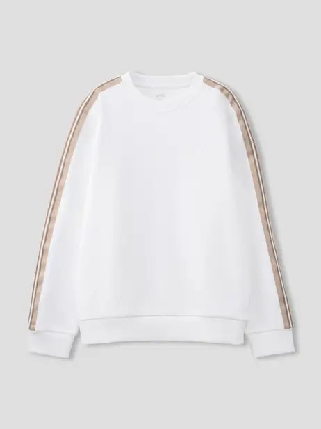 Áo Nỉ Nam Tay Phối Dây Dệt