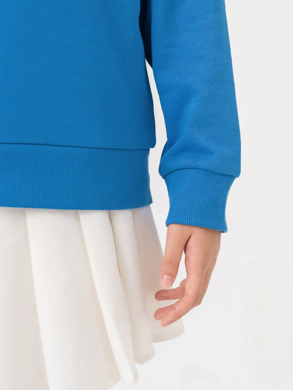 Áo Dài Tay Kid Happy Face Mickey - Xanh coban - 10