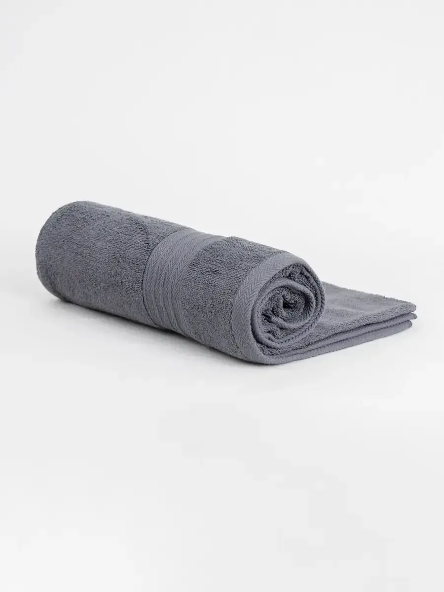 Khăn Tắm Cotton Mềm Mịn Cao Cấp (KHT6004) - Than chì 002