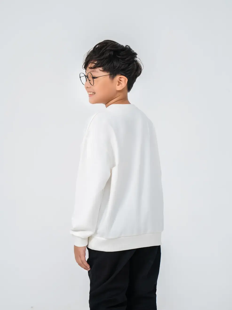 Áo nỉ trẻ em Camping - Trắng - 2