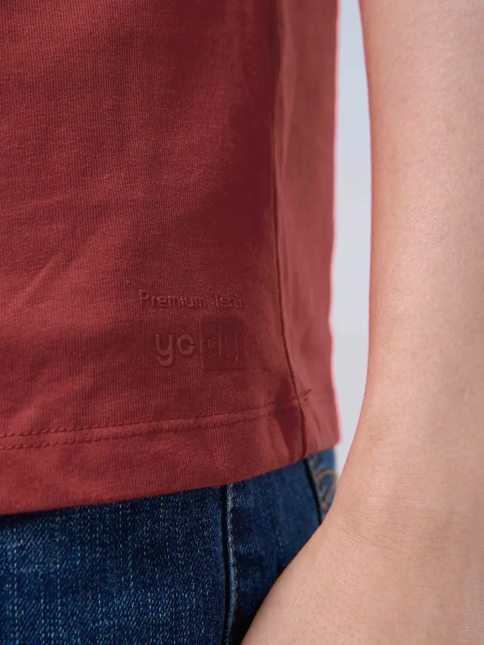 Áo thun nam LOGO YODY - Nâu - M