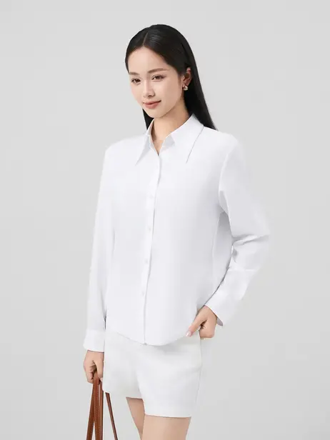 Áo Sơ-mi Nữ NANO REGULAR ESSENTIAL