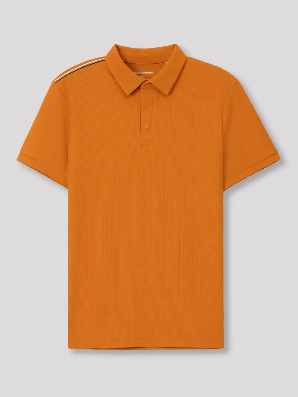 Áo Polo Thể Thao Waffle In Vai - Cam 050 - XL