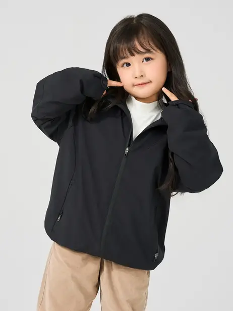 Áo Khoác Kid Mũ Liền Lót Lông