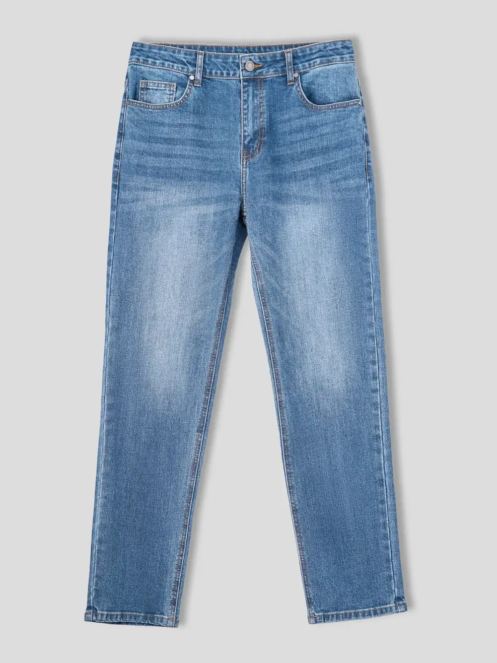 Quần Jeans Nam Ống Suông Co Giãn Thoáng Mát (QJM3071) - Màu chàm 003 - 29