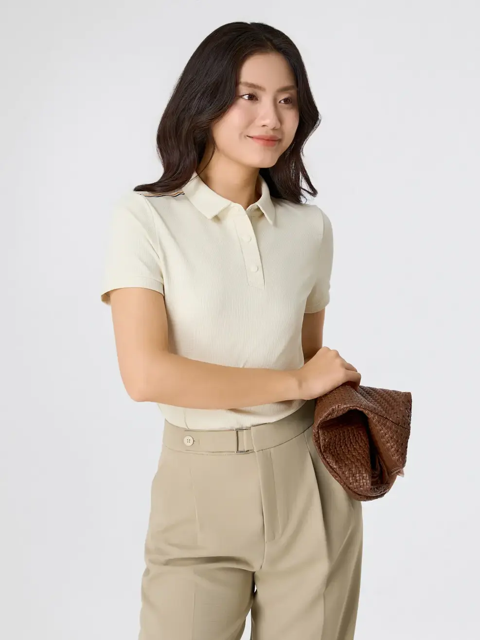 Áo Polo Thể Thao Waffle In Vai - BE 103 - XS