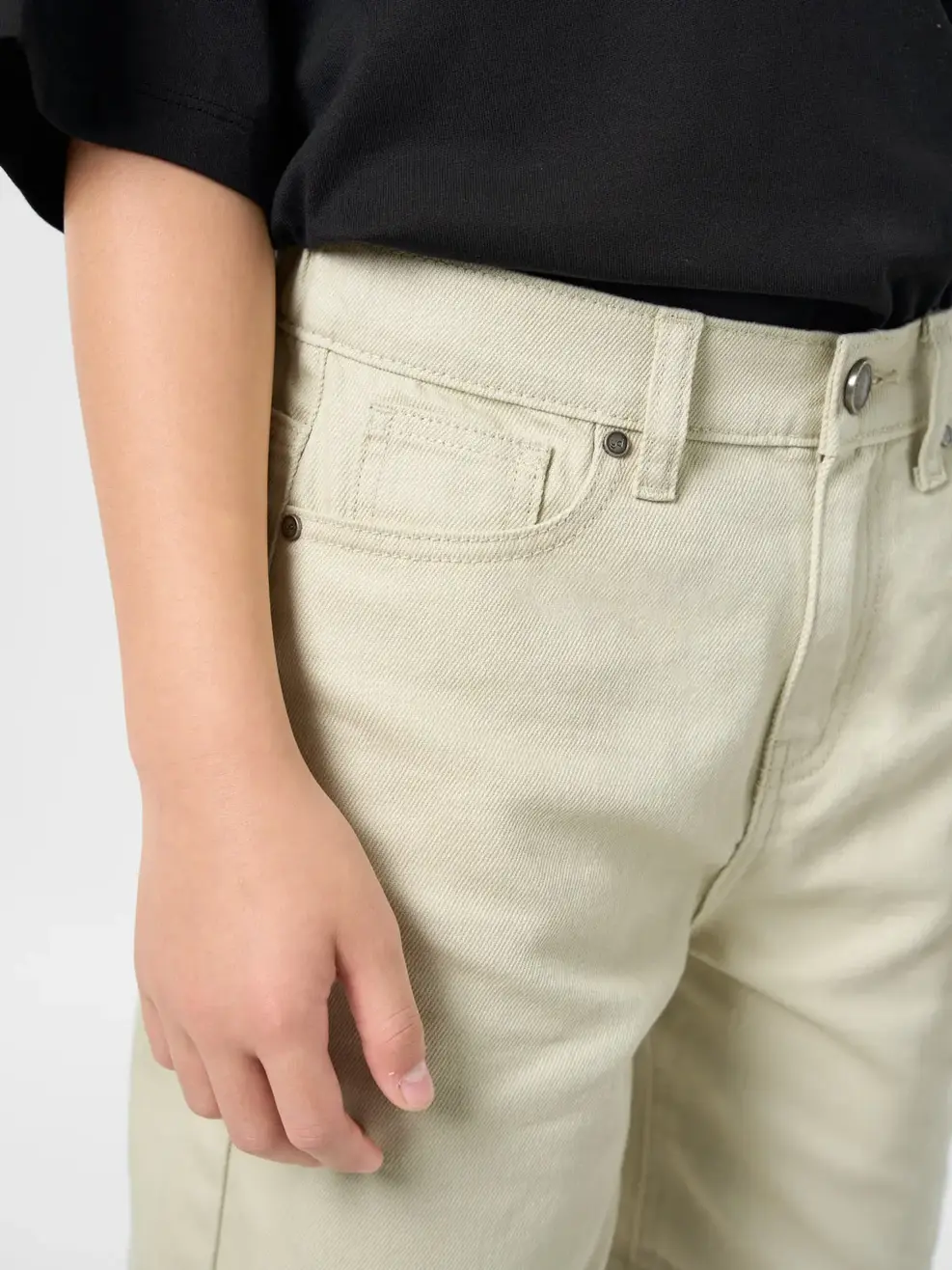 Quần Shorts  Baggy Nhuộm Màu Cơ Bản - NÂU SỮA 8 - 8-9