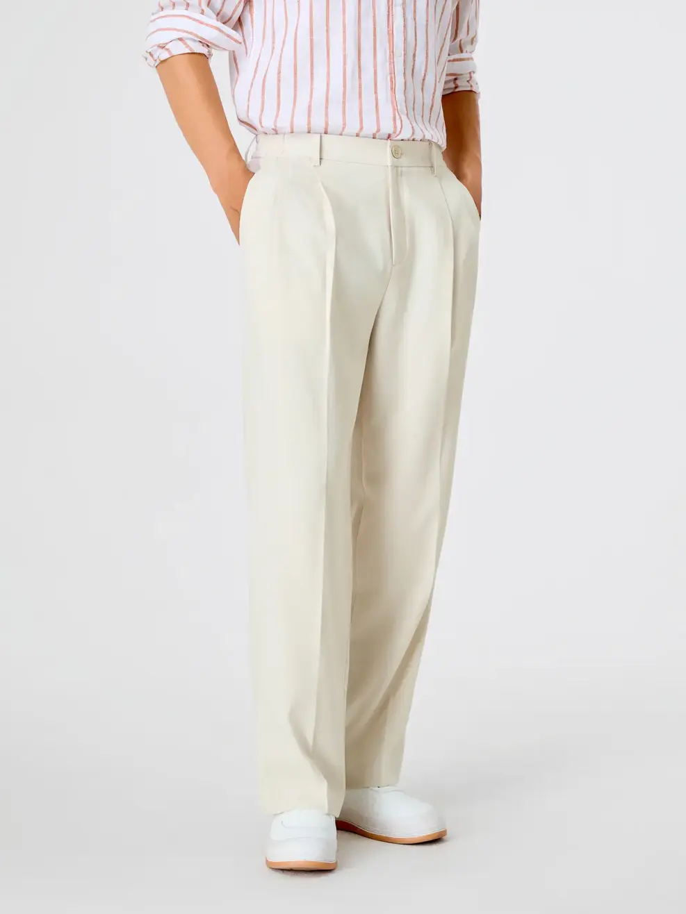 Quần Âu Nam Nam Cạp Chun Daily Pant - Xám 152 - 29