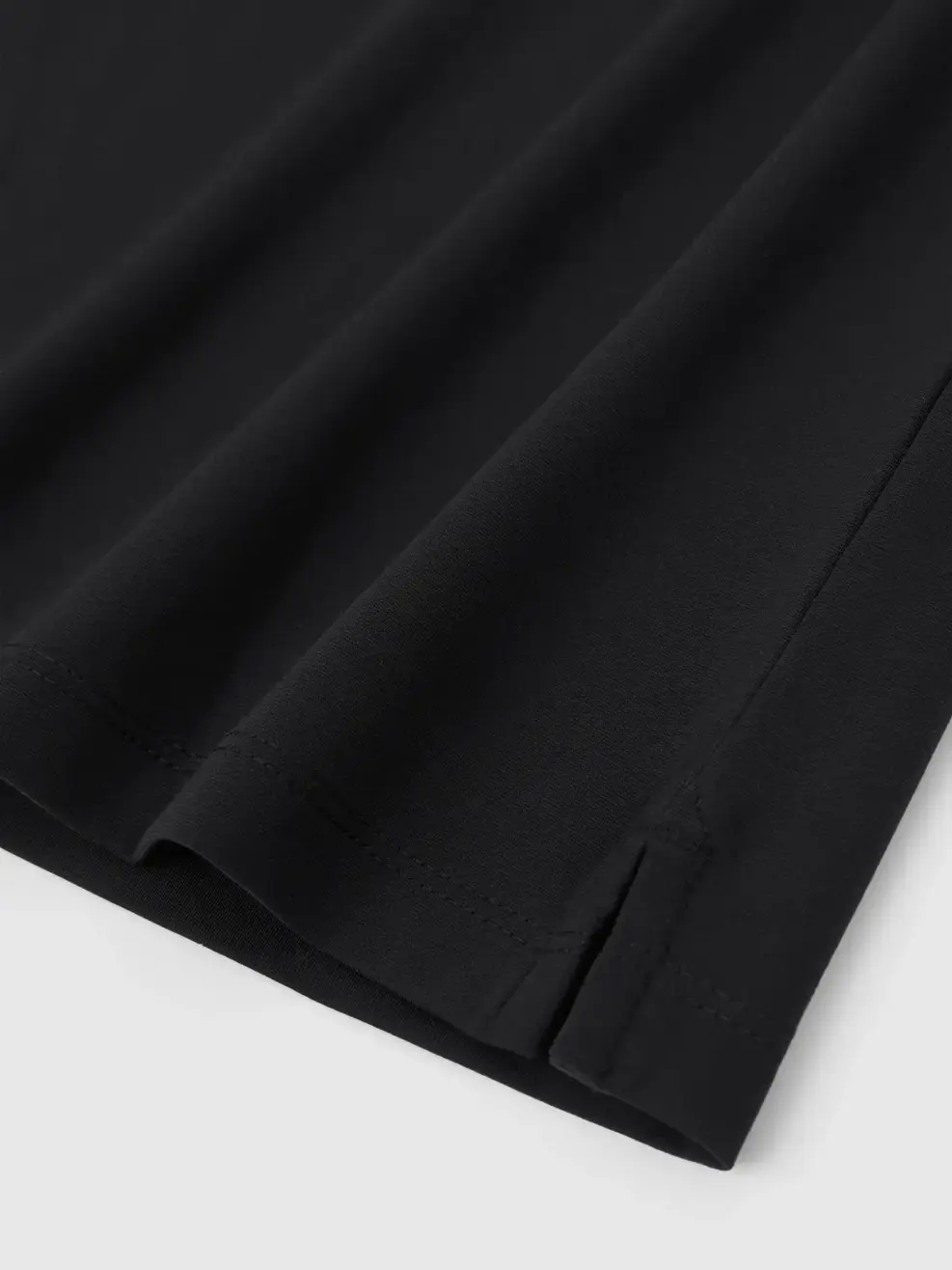 Áo Polo Nam Slim In Thân Trước Có Xẻ Tà - ĐEN 002 - M
