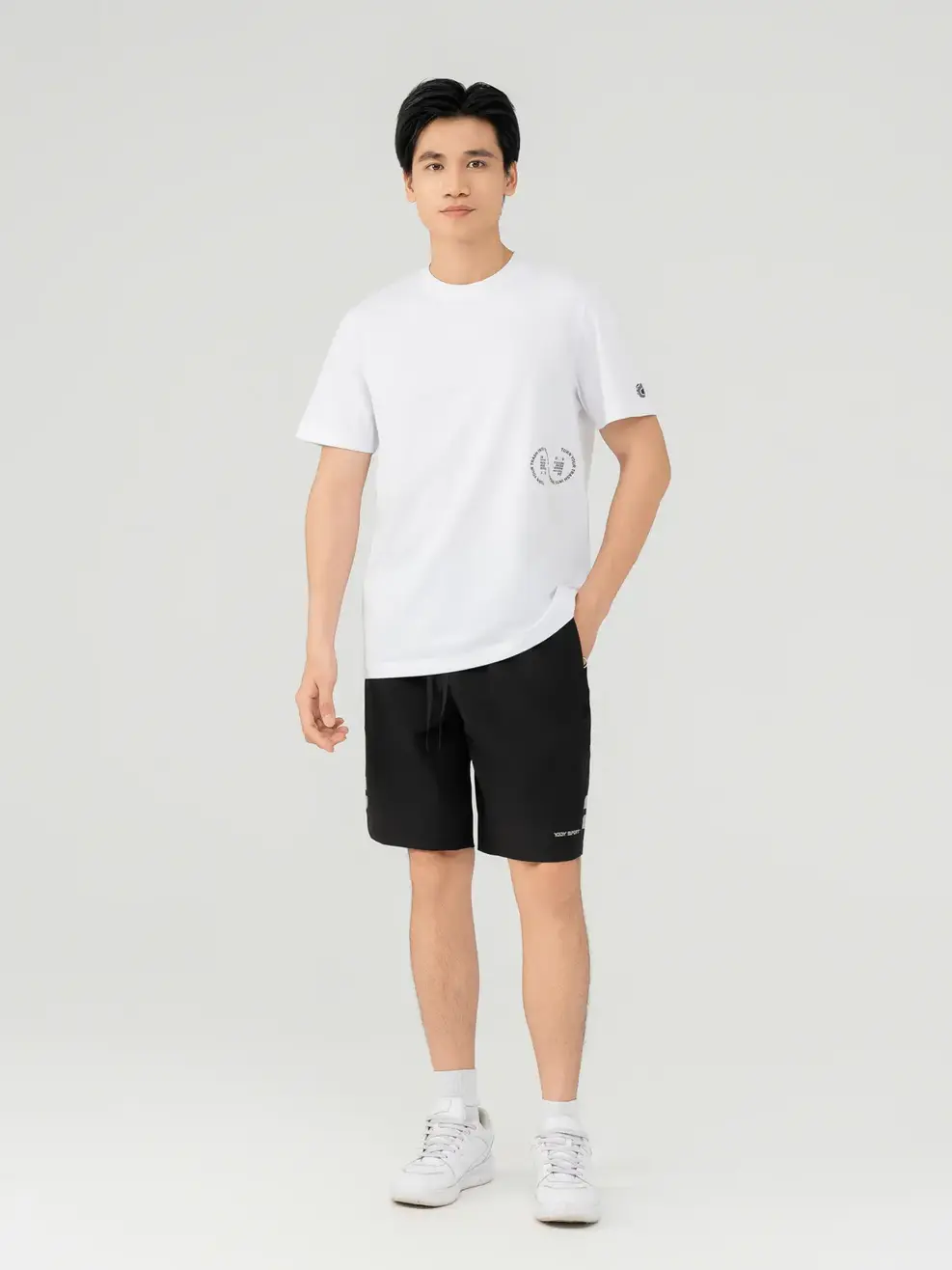 Áo Phông Nam 24H - Trắng - M