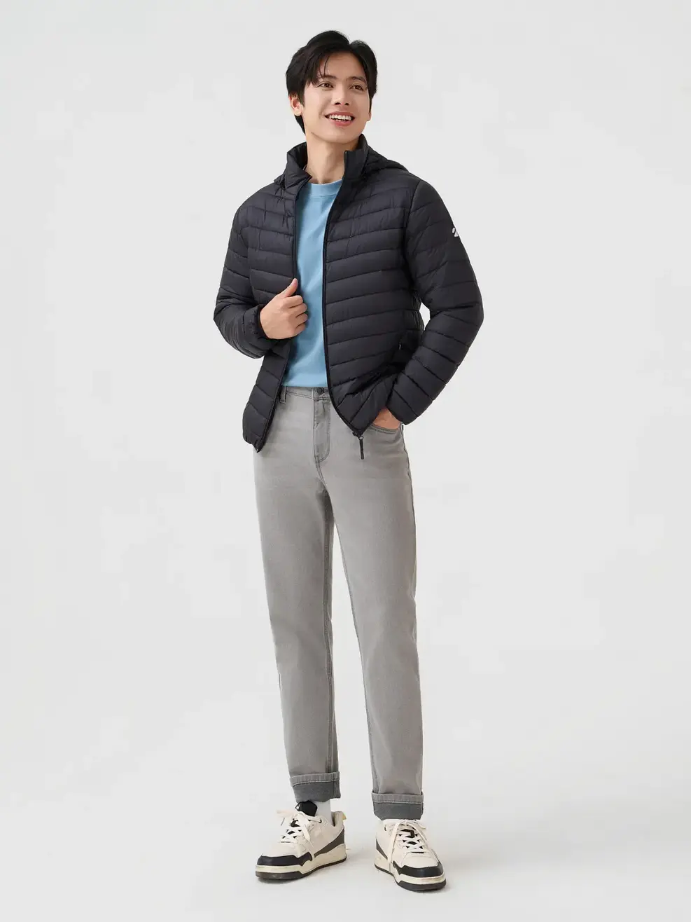 Áo Phao Nam Gia Đình 4S -  Đen 076 - M