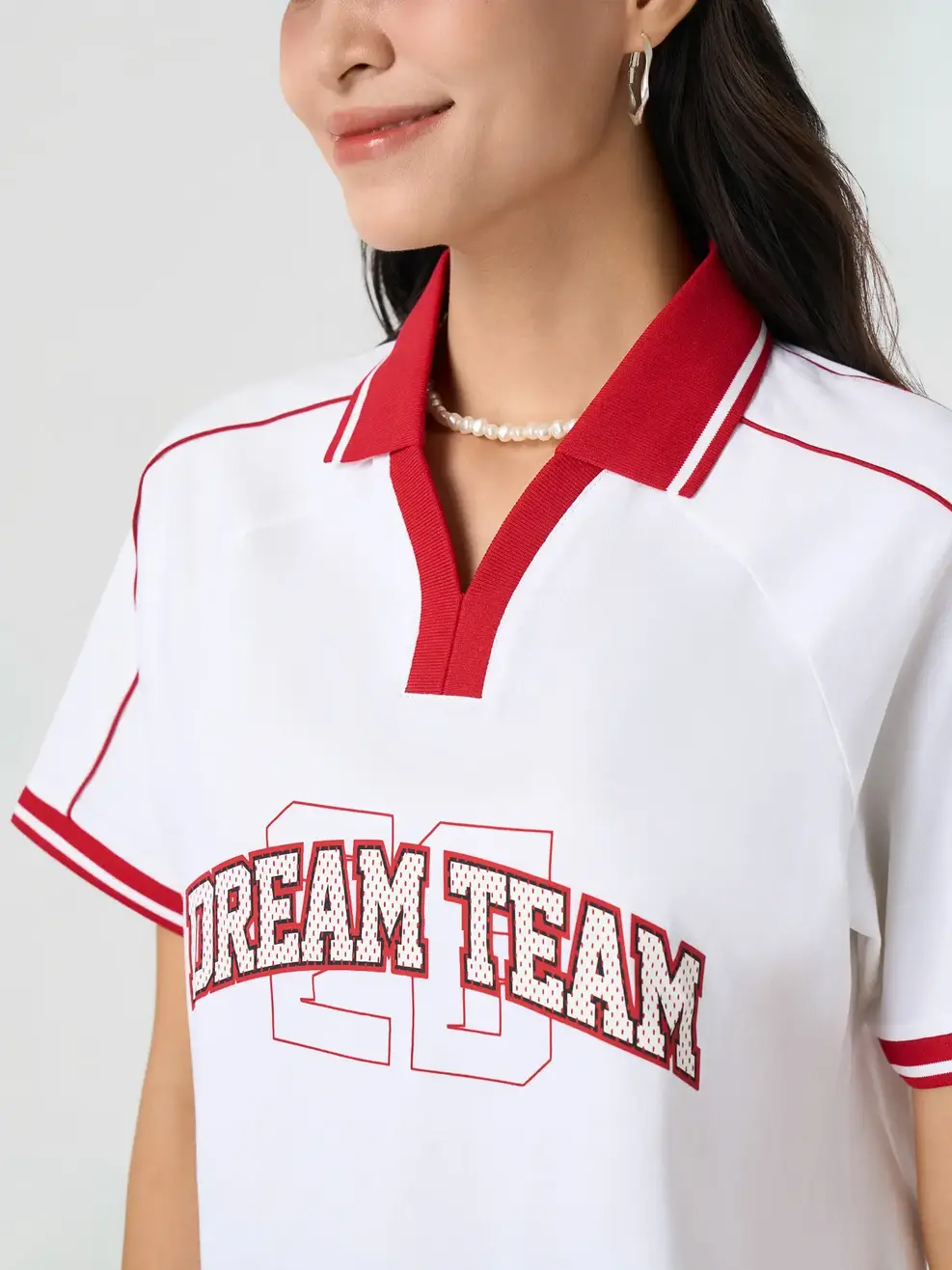 Áo Polo Dream Team - Trắng 001 - S