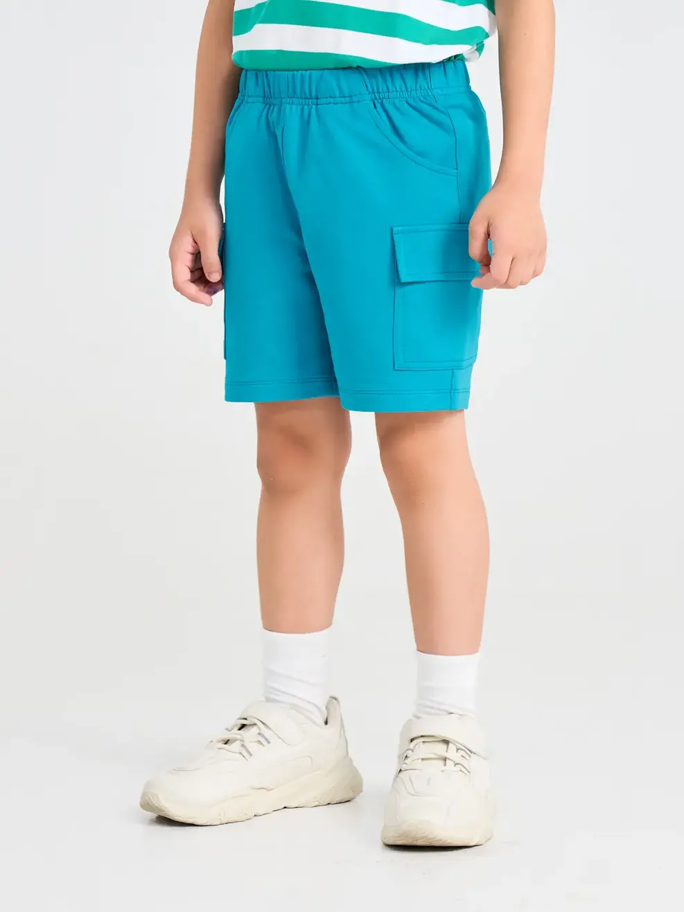 Quần Trẻ Em Da Cá Túi Hộp - Xanh ngọc - 2-3