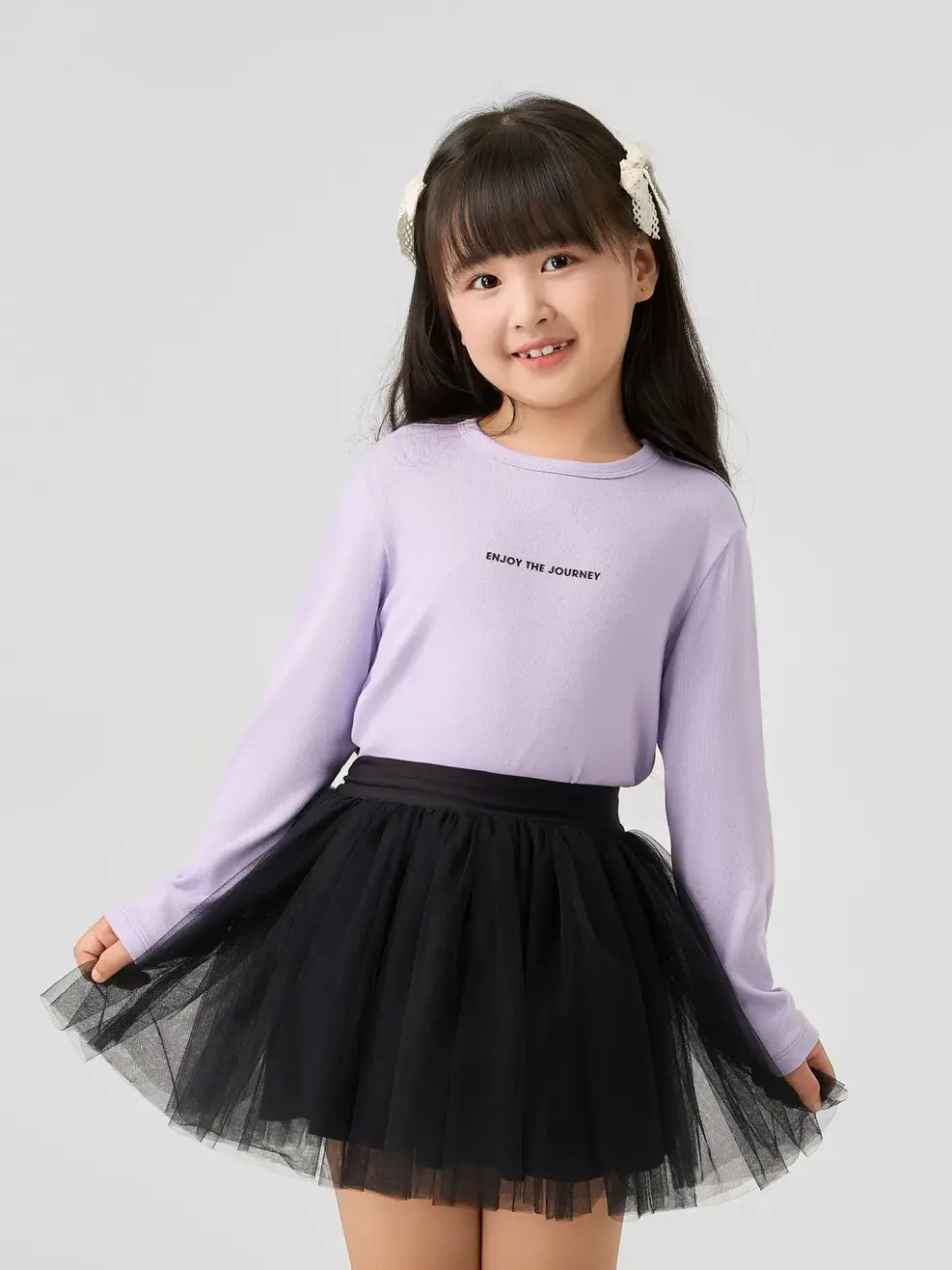 Áo Body Giữ Nhiệt Cổ Tròn In Hình - TÍM 021 - 104