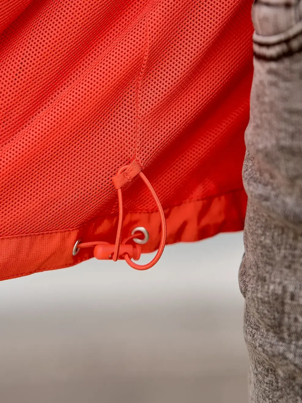 Áo khoác gió nữ trượt nước thông minh - Cam 1 - L