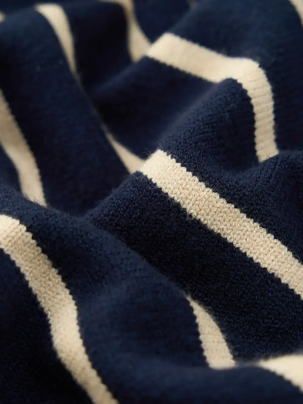 Áo Len Kẻ Ngang Cổ Polo - NAVY 018 - 122