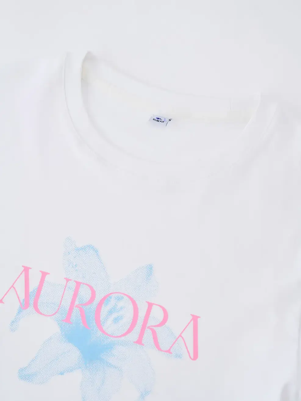 Áo Phông Nữ Phom Slimfit In Aurora - Trắng 001 - L