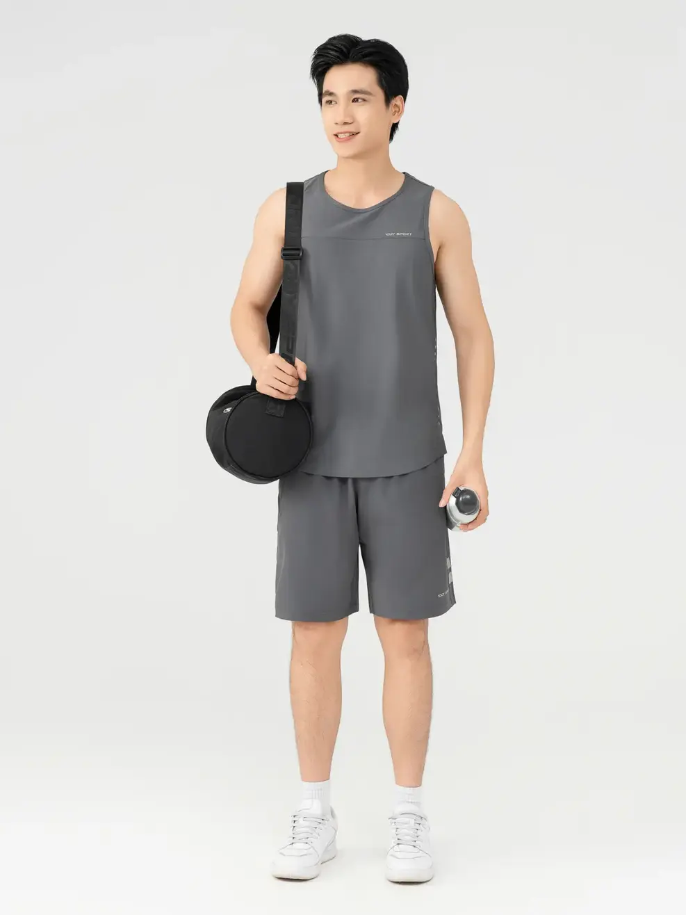 Quần Sooc Nam Yody Sport - Ghi - 29