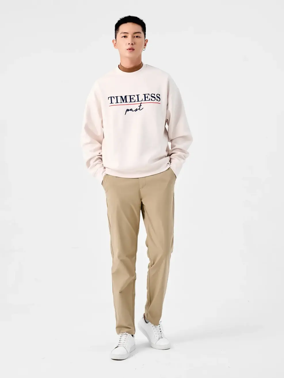 Quần Kaki Nam Siêu Co Giãn Regular - Vàng - 29