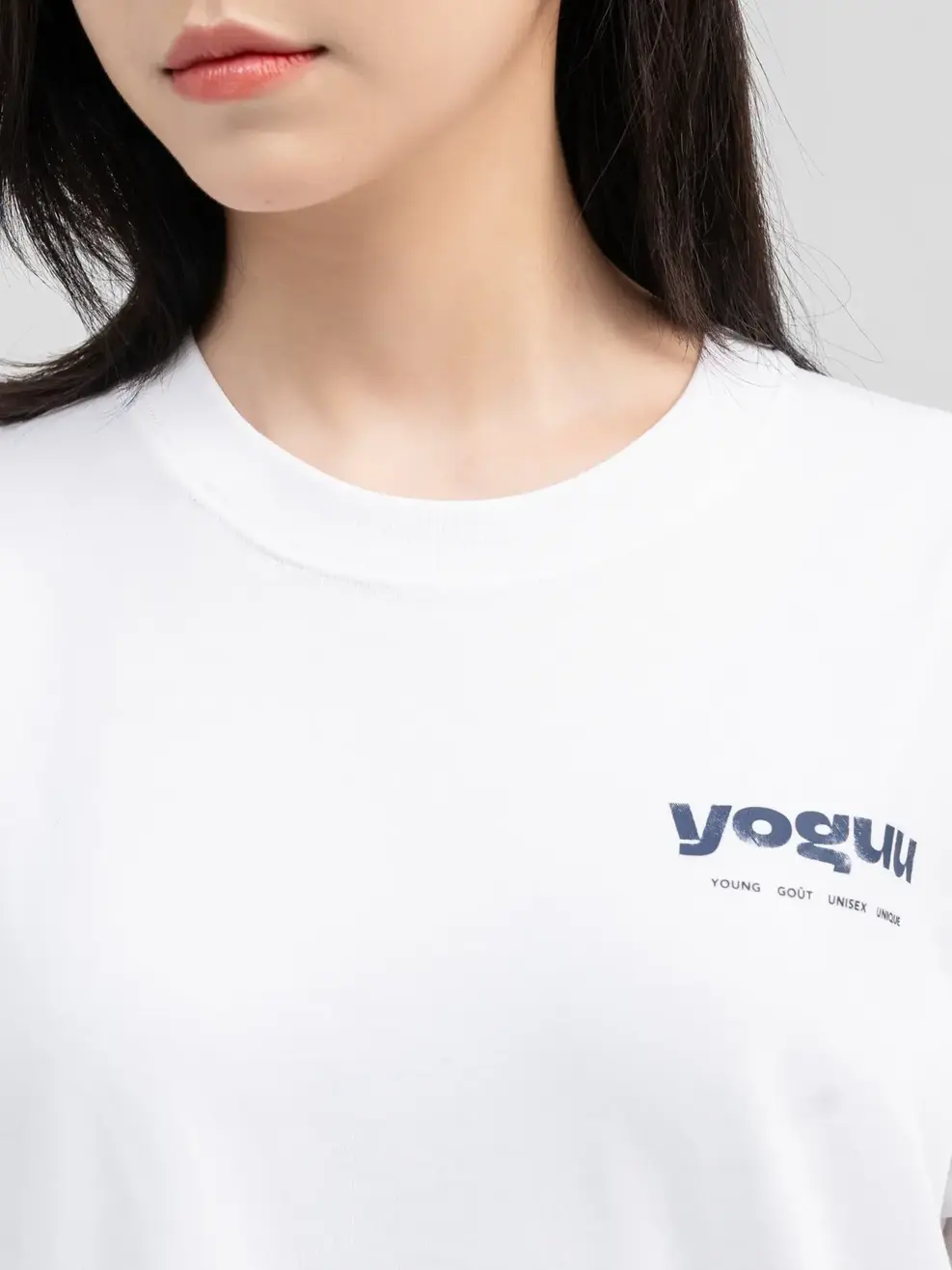 Áo T-shirt Yoguu Sticker - Trắng - 1