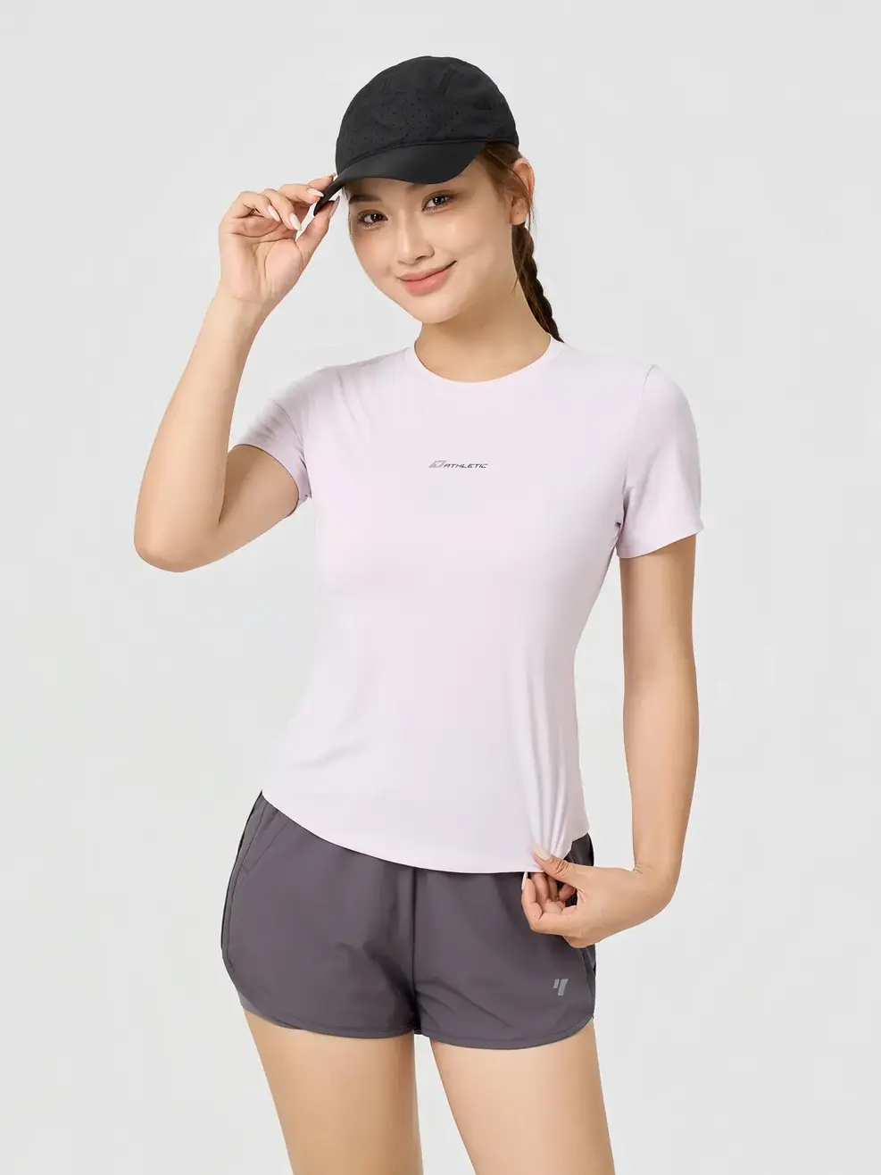 Quần Shorts Thể Thao Siêu Nhẹ 2 Lớp - Than chì 002 - S