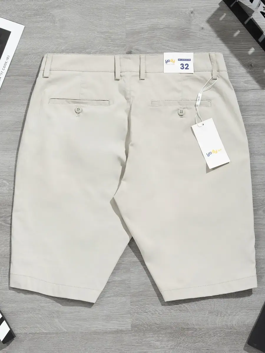 Quần Sooc Nam Phối Túi Sườn - Ghi Sáng - 34